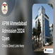 APIM Ahmedabad Admission 2024 Open; Check Direct Link Here